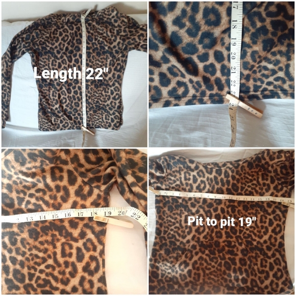 New No Tags Charlie B Small Super Soft Leopard Print - Picture 13 of 16